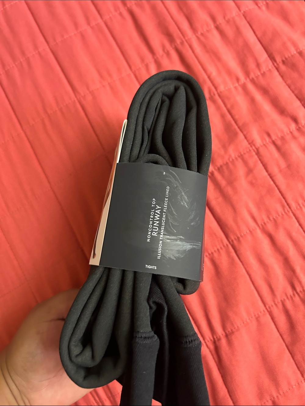 Simply Vera Vera Wang Black Runway Tights - Picture 4 of 5